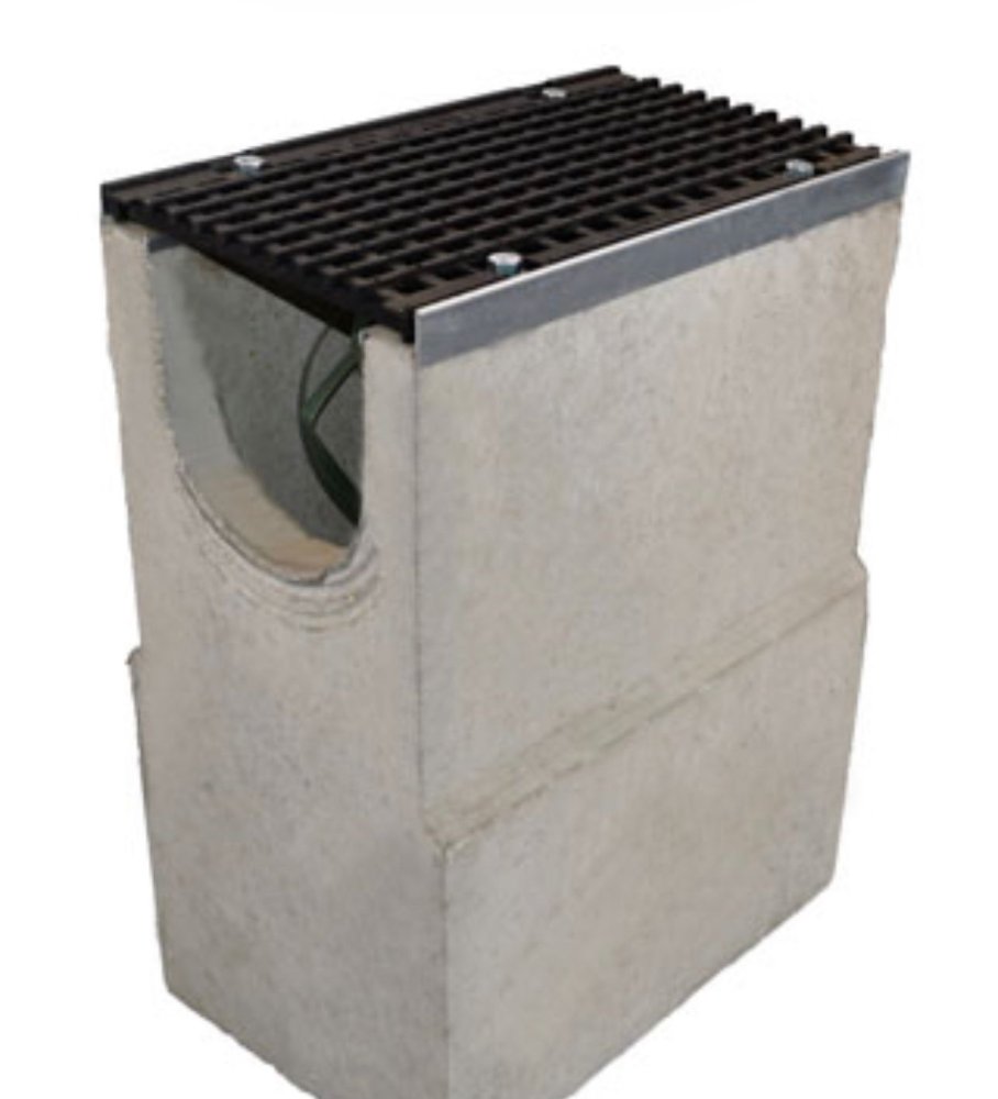 Пескоуловитель бетонный ПБ PP DN100, 150, 200, 300, 400, 500 с решеткой чугунной С250, D400, Е600, F900 (комплект)