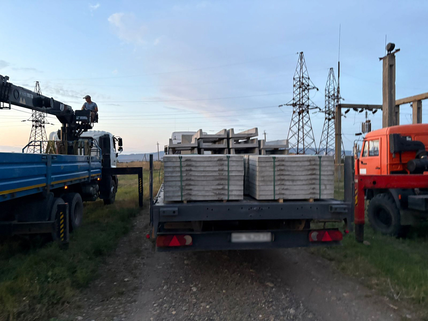 Текущая поставка: ЖБИ для подстанций